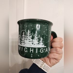 Speckled Michigan Coffee Mug